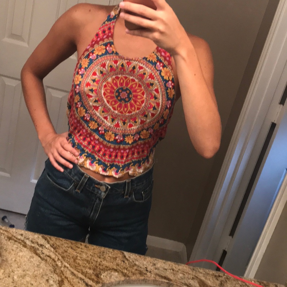 Billabong open back halter